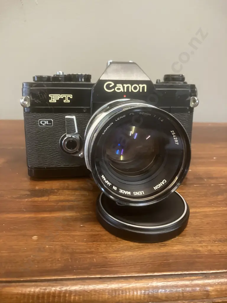 Canon FT QL 35mm SLR Film Camera #690647 Canon FL 50mm f/1.4 Lens #254287 (Later Version), Japan 1966 - 1972 Image 1++