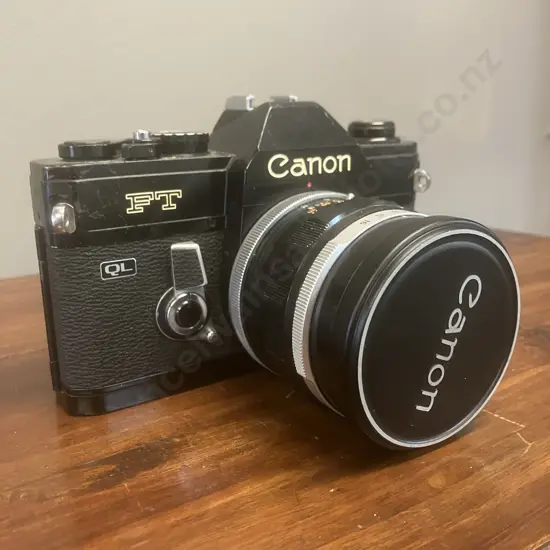 Canon FT QL 35mm SLR Film Camera #690647 Canon FL 50mm f/1.4 Lens #254287 (Later Version), Japan 1966 - 1972