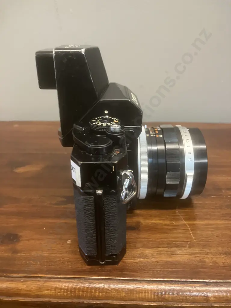 Rare Canon Speed Finder With A Canon F-1 35mm SLR Film Camera #157529 & Canon FL 50mm f/1.4 Lens, Japan 1971 - 1981 Image 1++