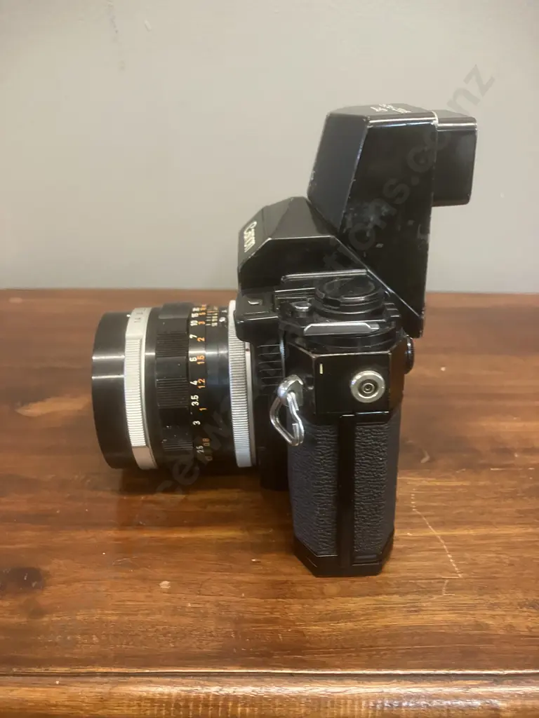 Rare Canon Speed Finder With A Canon F-1 35mm SLR Film Camera #157529 & Canon FL 50mm f/1.4 Lens, Japan 1971 - 1981 Image 1++