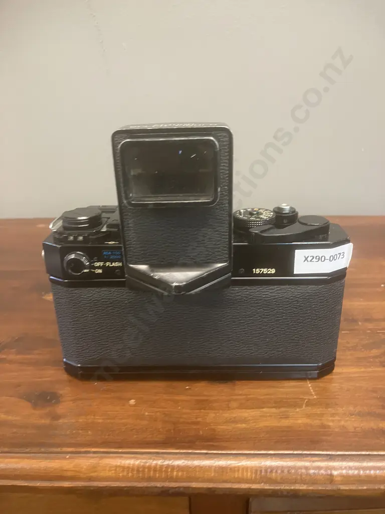 Rare Canon Speed Finder With A Canon F-1 35mm SLR Film Camera #157529 & Canon FL 50mm f/1.4 Lens, Japan 1971 - 1981 Image 1++
