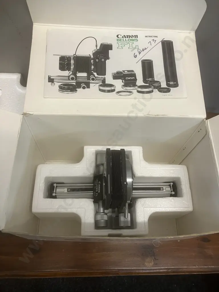 Canon Bellows FL in Original Box with Instruction Manual Image 1++