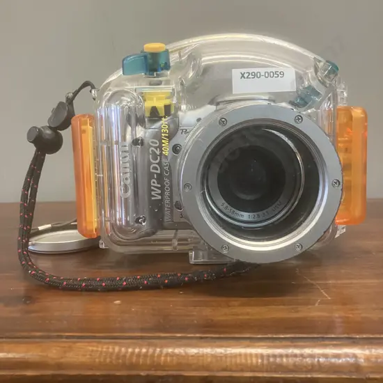 Canon PowerShot S1 IS 10x Compact Digital Camera With a Canon WP-DC20 Underwater Housing