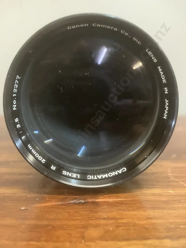 Canon Canomatic Lens R 200mm 1:3.5 From Japan Image 1++