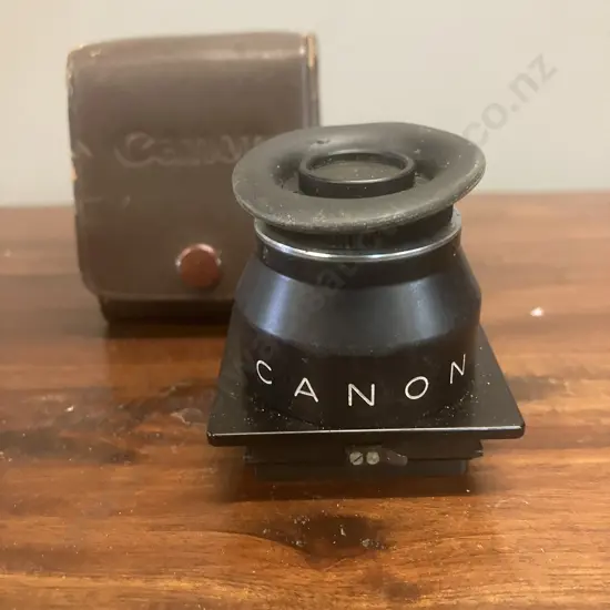 Rare Collectable Early 1960s Canon Waist Level Viewfinder for Canonflex With Leather Case - Japan