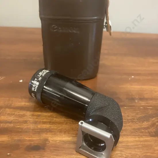 Canon Waist Level Viewer II Vintage With Leather Case