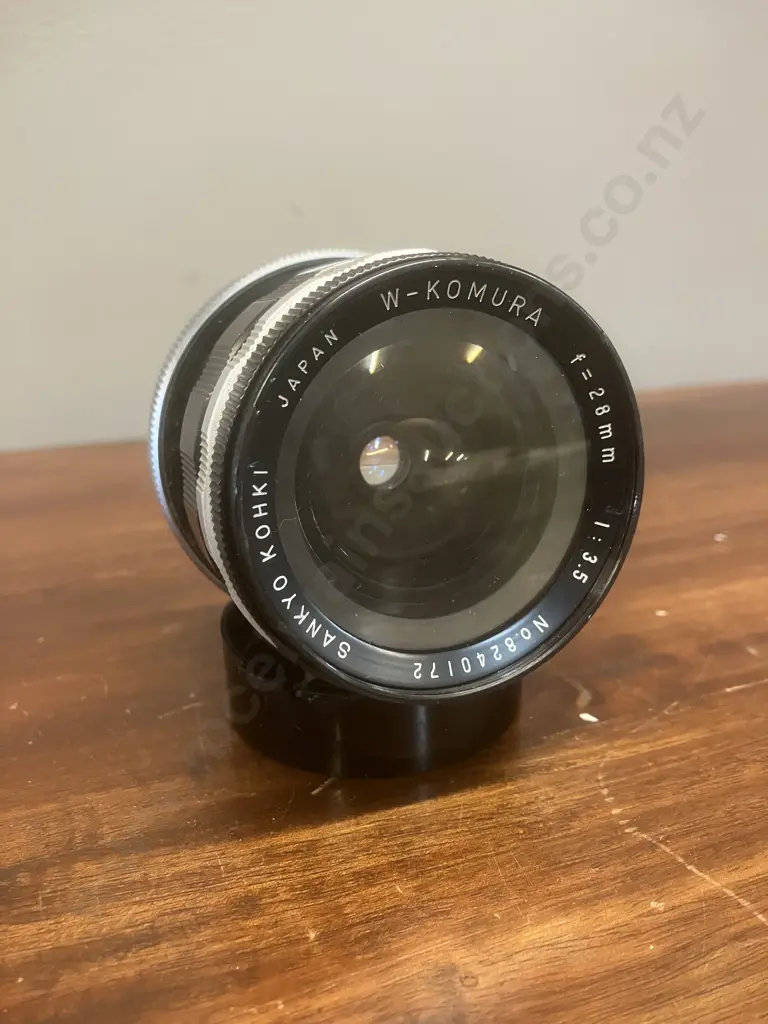 Sankyo Kohki W-Komura 28mm f/3.5 Lens - Japan Image 1++