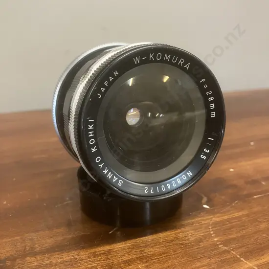 Sankyo Kohki W-Komura 28mm f/3.5 Lens - Japan