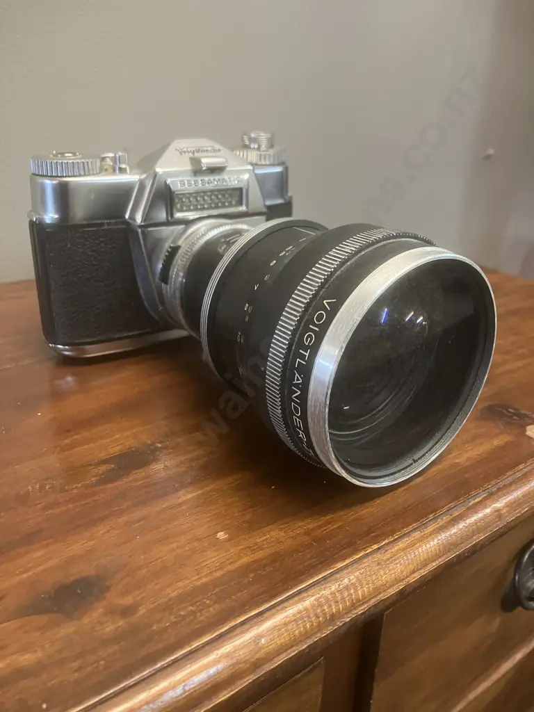 Rare Voigtlander Bessamatic Camera # With a  Voigtlander-Zoomar 1:2.8 f=36mm 82mm Lens #4985379 - Made In Germany Image 1++