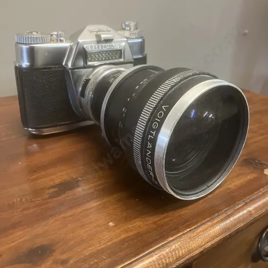 Rare Voigtlander Bessamatic Camera # With a  Voigtlander-Zoomar 1:2.8 f=36mm 82mm Lens #4985379 - Made In Germany