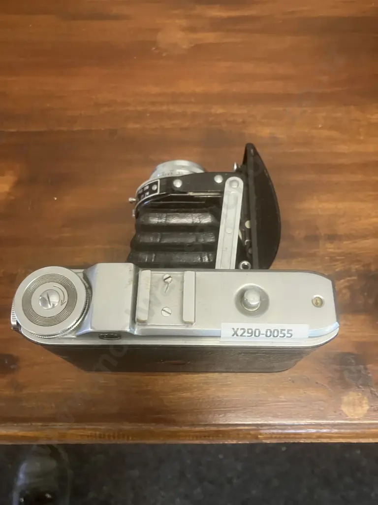 1950's Voigtlander Perkio I 6x6 Folding Camera With Vaskar 75mm f/4.5 Lens Made In Germany Image 1++