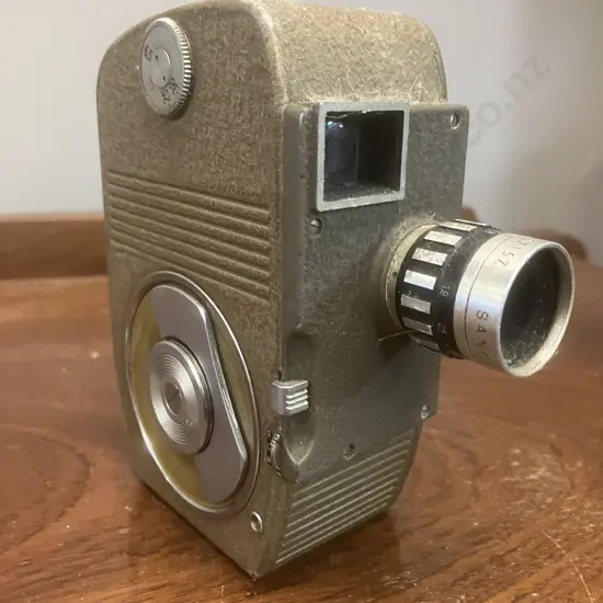 Sankyo 8-S Standard 8mm Film Movie Camera with f 1.9 13mm Lens