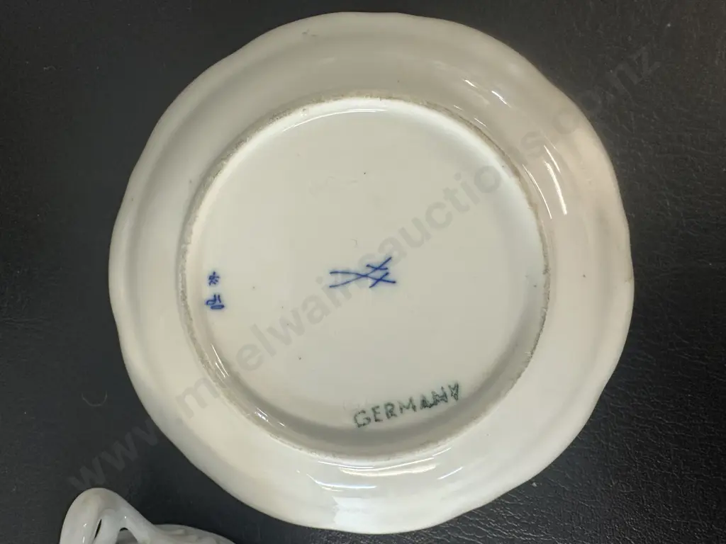 Vintage Meissen Blue Onion Duos x2 & Demi Tasse Espresso Cup & Saucer Image 1++