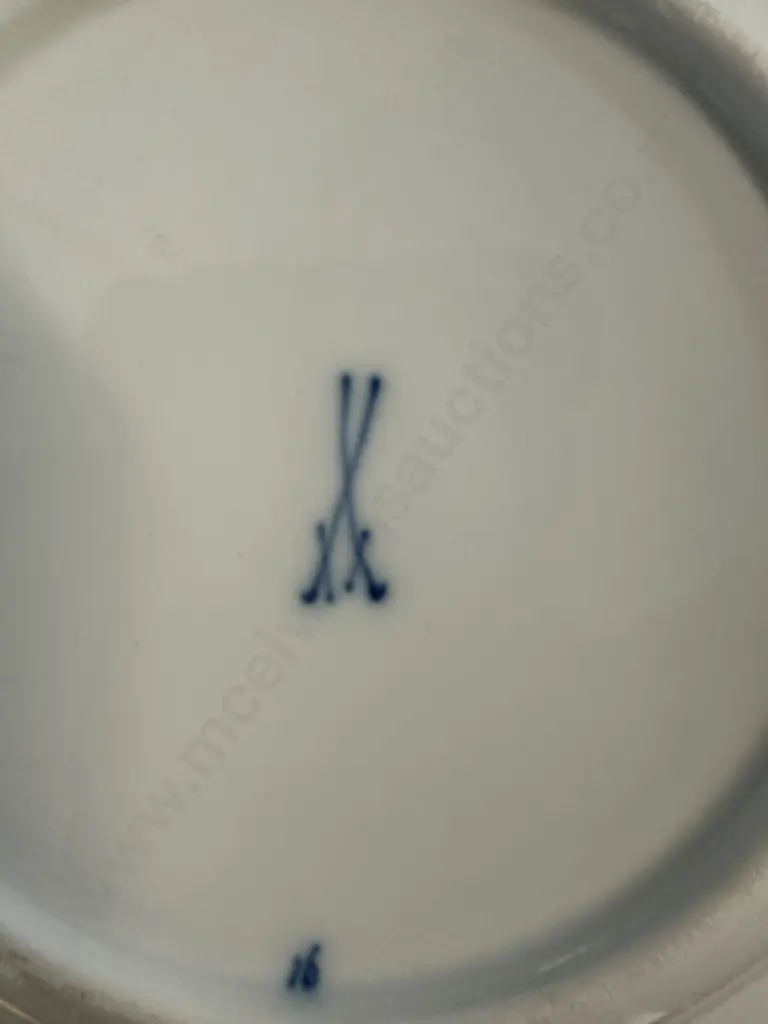 Vintage Meissen Blue Onion  Side Plates, Trinket Dish Etc Image 1++