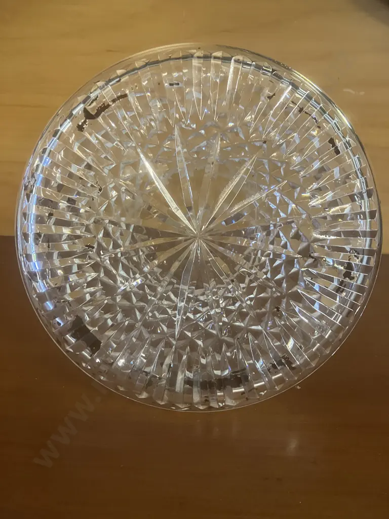 Stunning Vintage Waterford Crystal 'Colleen' Ships Decanter With Faceted Stopper And Six 'Colleen' Cordial Glasses Image 1++
