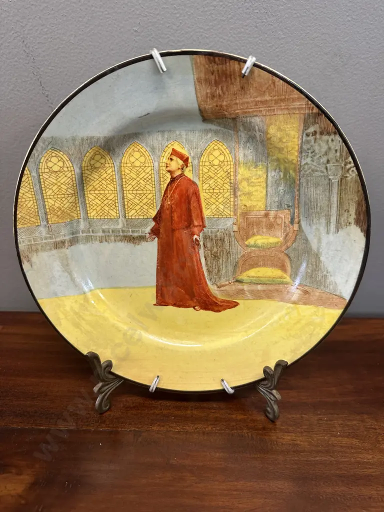Antique Royal Doulton Shakespeare Series Wolsey Collection Plate Dia22cm. Image 1++
