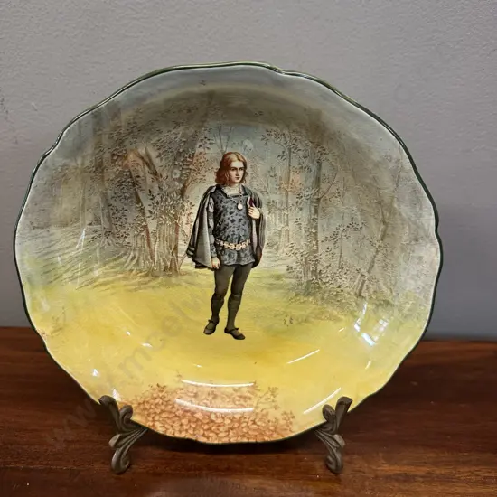 Antique Royal Doulton Shakespeare  Seriesware Hamlet Bowl