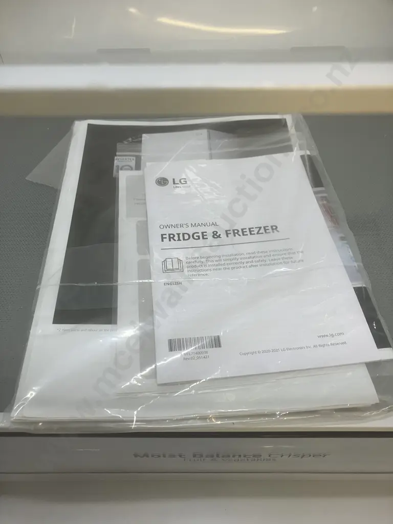 LG Fridge Freezer Model GB-335WL 335 Litre, White Image 1++