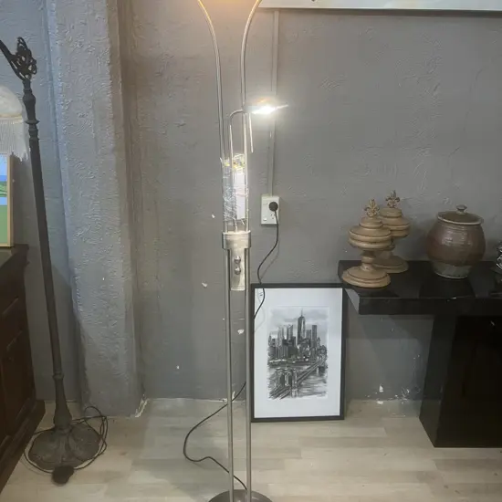 Mother & Child Metal Halogen Floor Lamp