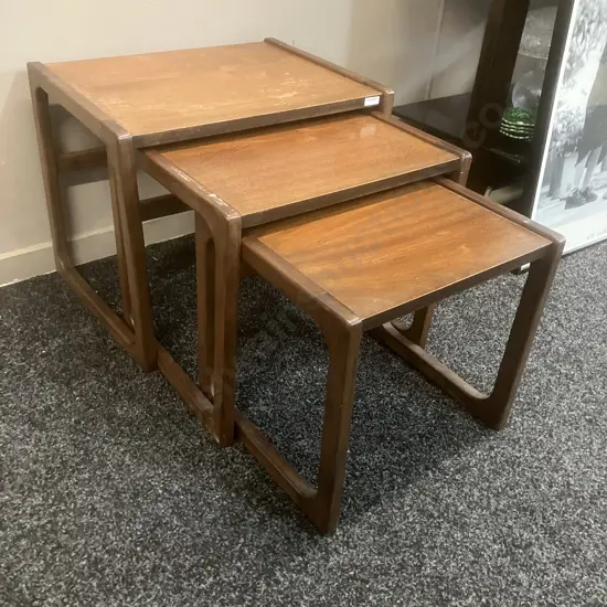 Mid-Century Modern Nesting Tables - Set of Three