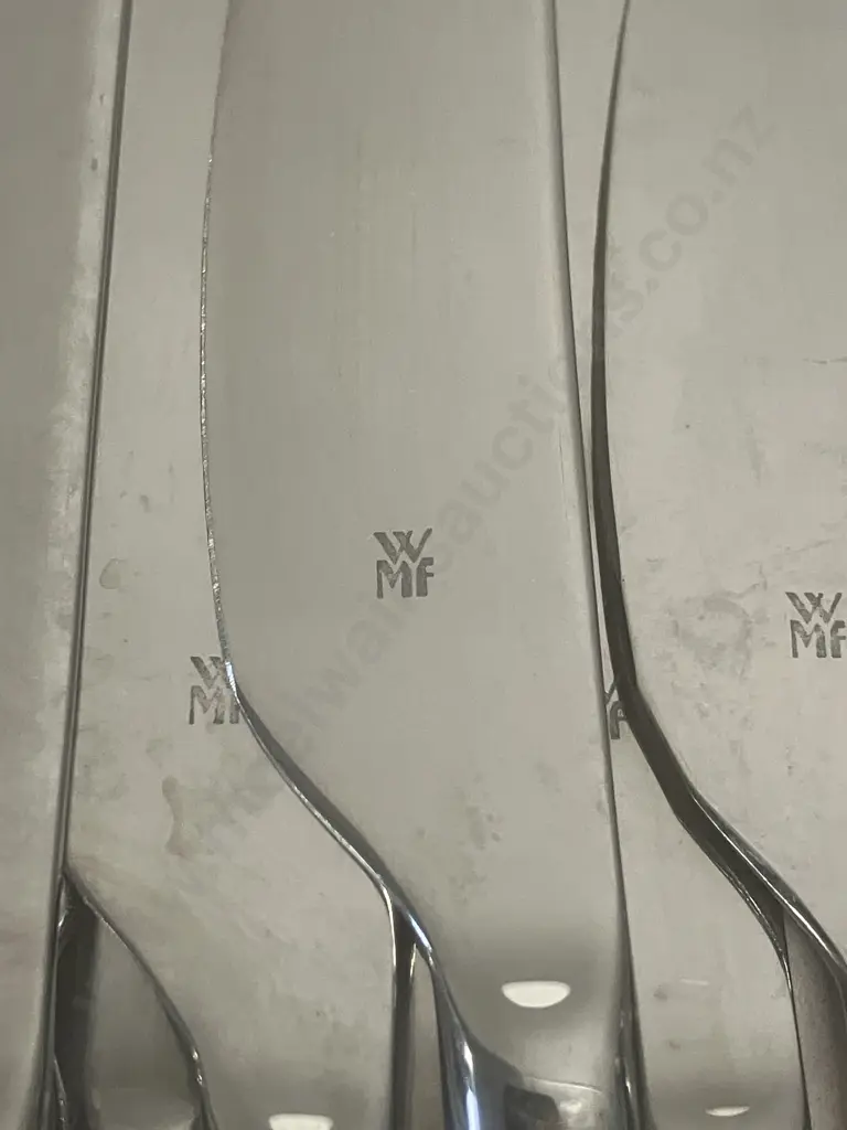 WFM German Cutlery - 8 Place Setting (59 Pieces), Cromargan 18/10 Stainless Steel. 1990's Image 1++