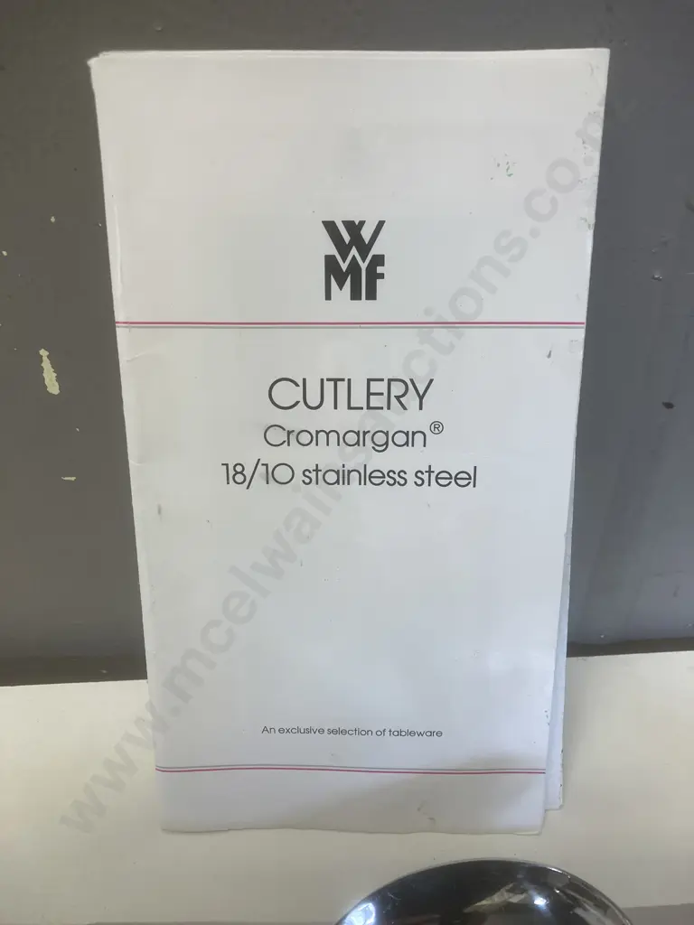 WFM German Cutlery - 8 Place Setting (59 Pieces), Cromargan 18/10 Stainless Steel. 1990's Image 1++