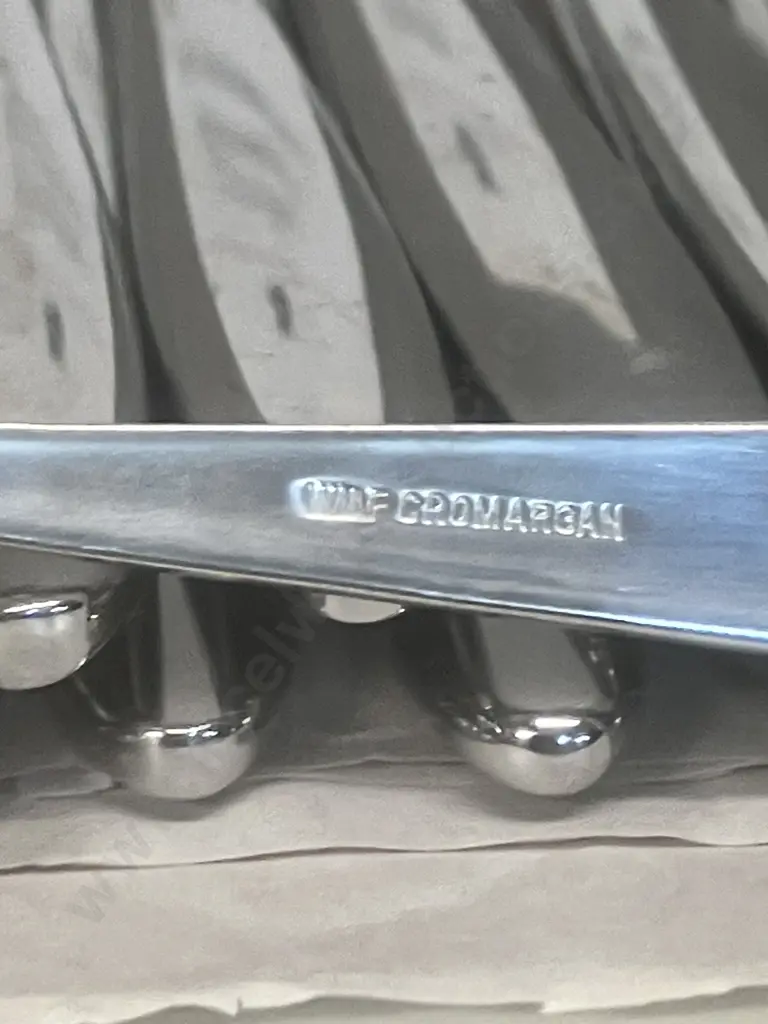 WFM German Cutlery - 8 Place Setting (59 Pieces), Cromargan 18/10 Stainless Steel. 1990's Image 1++