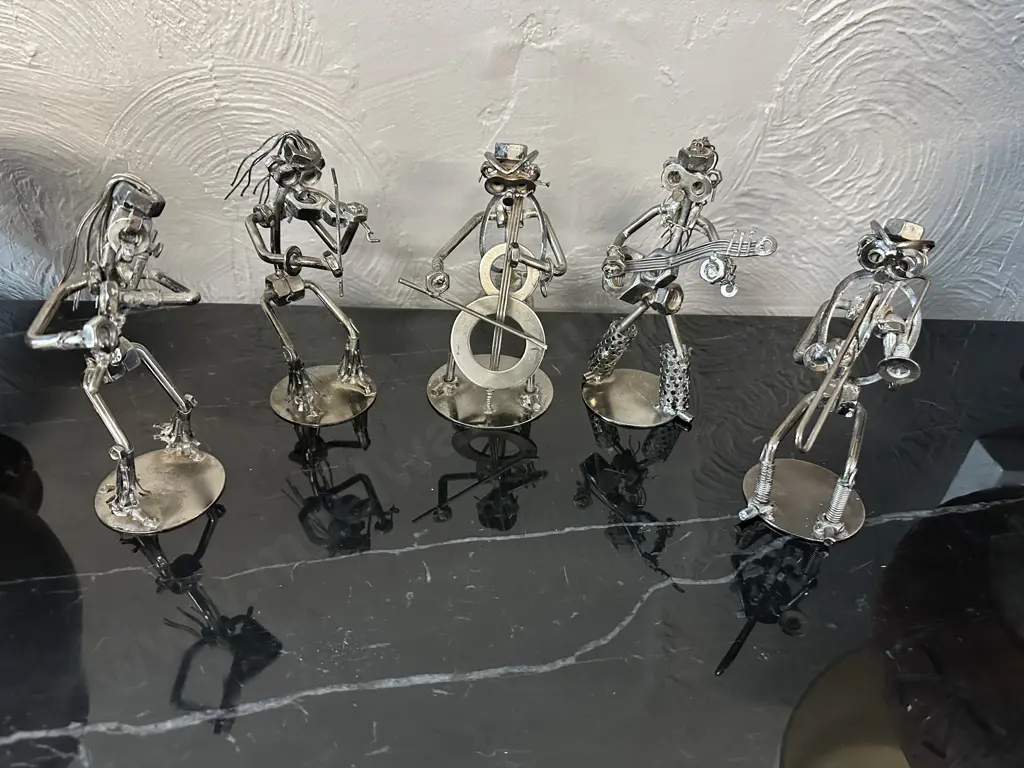 Nuts & Bolts Five Piece Band Figurines Image 1++