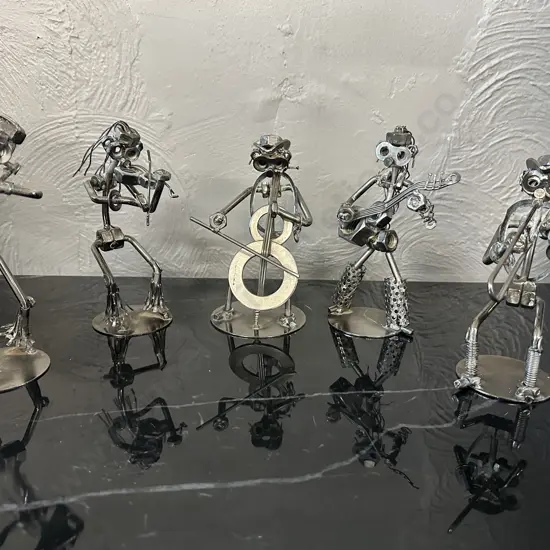 Nuts & Bolts Five Piece Band Figurines