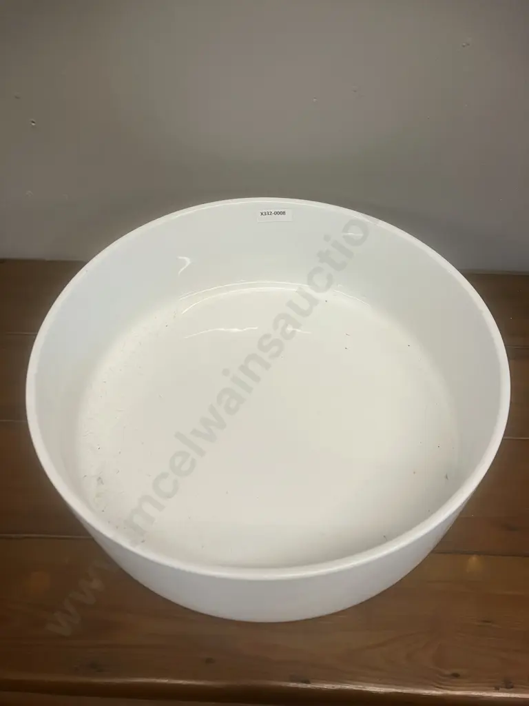 Alex Liddy 'Zest' Large 31cm x 10cm White Porcelain Bowl Image 1++
