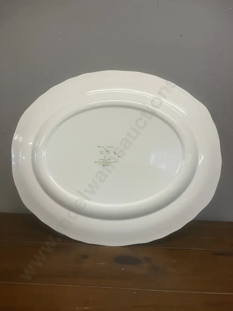 Vintage Simpsons Belle Fiore Chanticleer Ware Serving Platter - 1950-1960 England. 30.5 x 37cm Image 1++