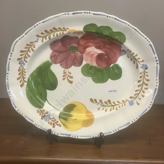Vintage Simpsons Belle Fiore Chanticleer Ware Serving Platter - 1950-1960 England. 30.5 x 37cm