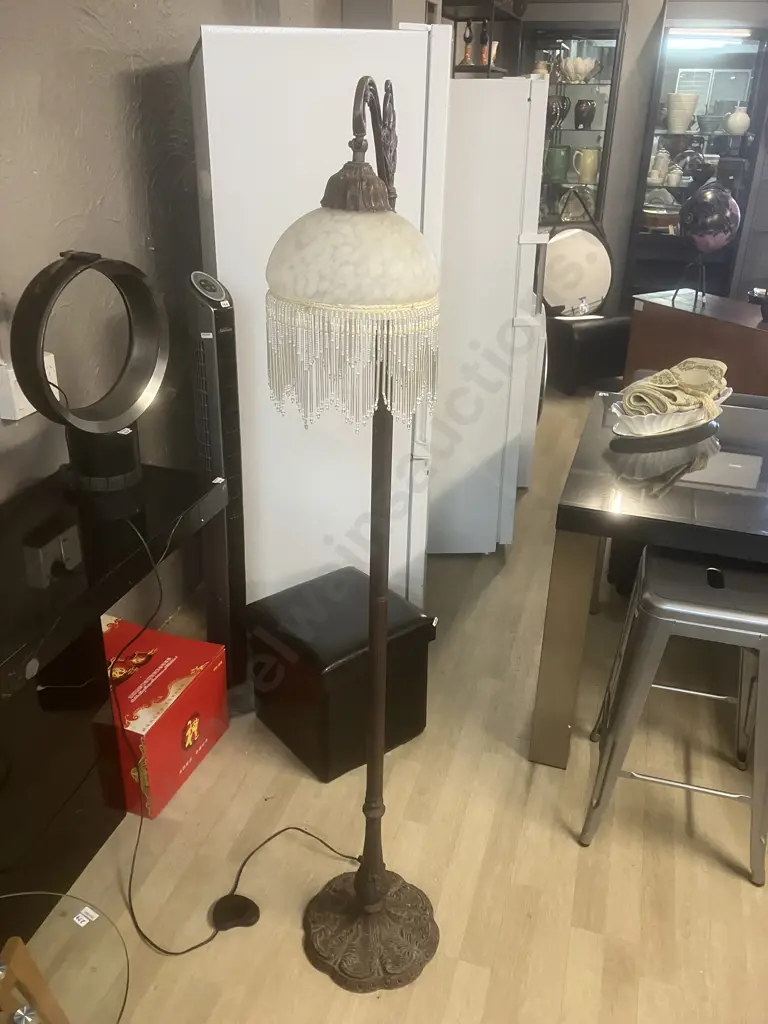 Heavy Ornate Bridge Floor Lamp. H162cm Image 1++
