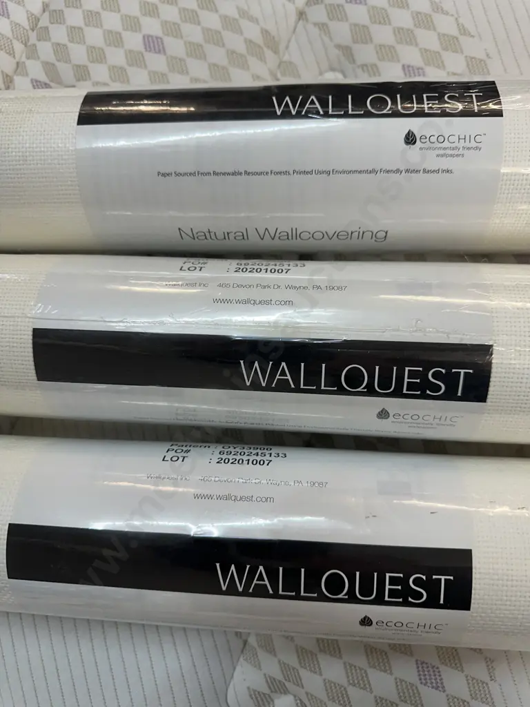 Wall Quest Ero Chic Natural Double Rolls x3 Wall Covering Pattern Number OY33900 Image 1++