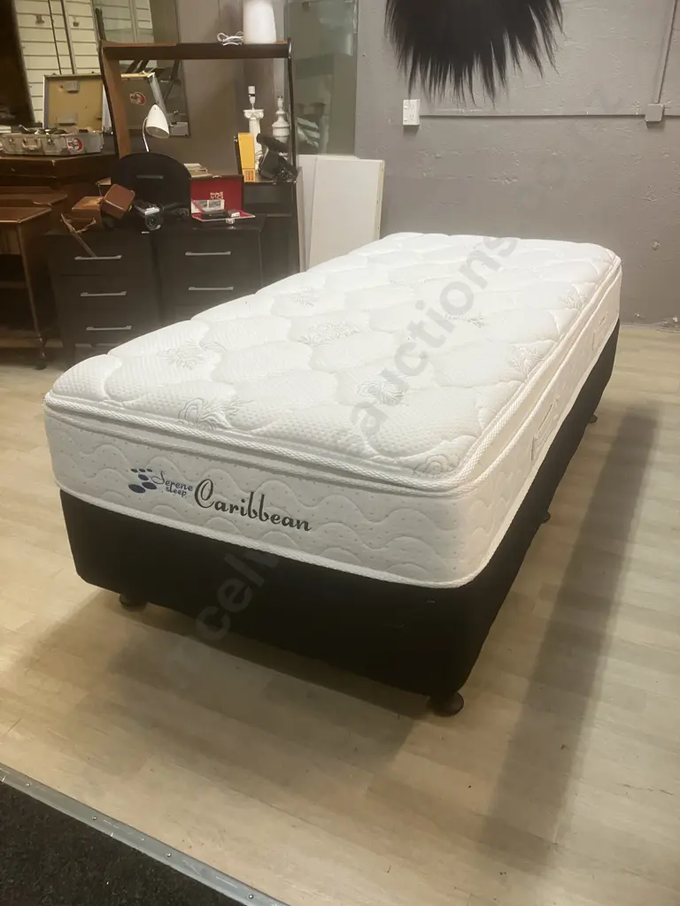 Supreme Sleep Caribbean Single Size Mattress & Base (91 x 188cm) Image 1++