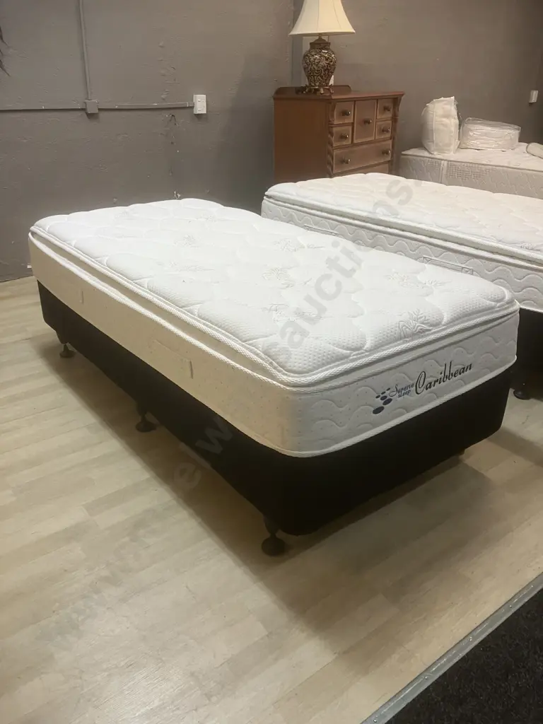Supreme Sleep Caribbean Single Size Mattress & Base (91 x 188cm) Image 1++