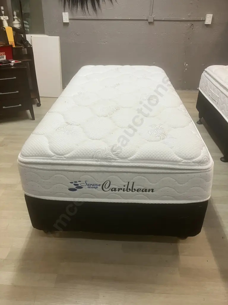 Supreme Sleep Caribbean Single Size Mattress & Base (91 x 188cm) Image 1++