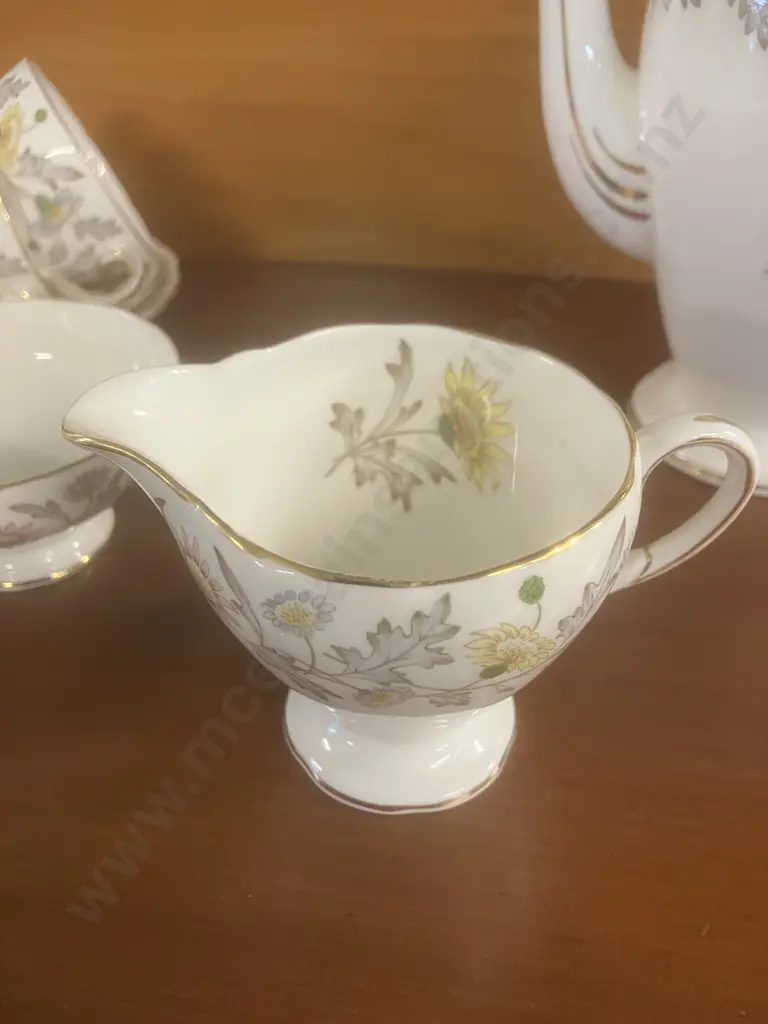 Vintage 1950s' Foley China Somerset Coffee Service by Donald Brindley Image 1++