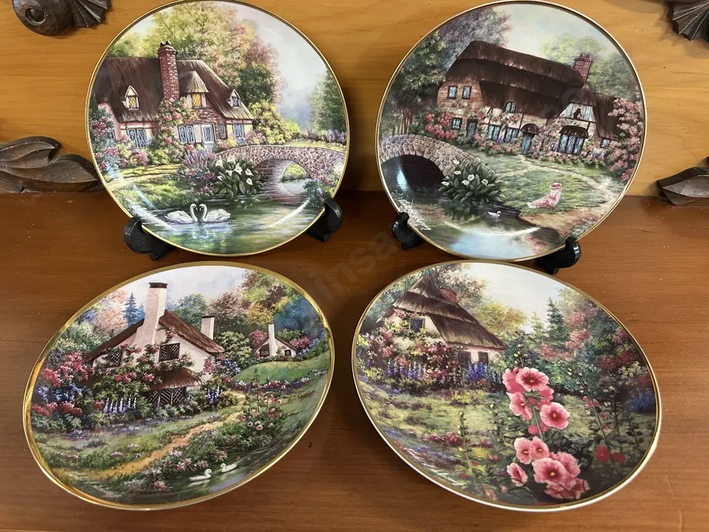 Franklin Mint Limited Edition Collectors Plates x4 Image 1++