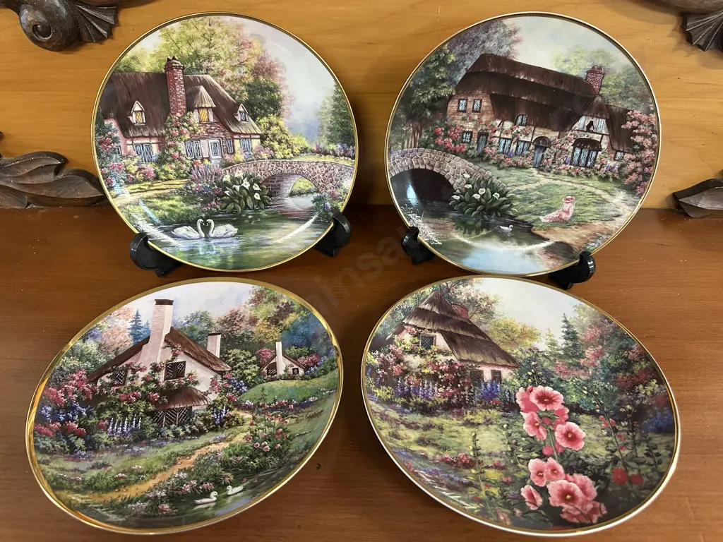 Franklin Mint Limited Edition Collectors Plates x4 Image 1++