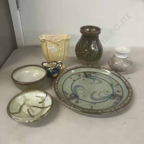 Selection of Pottery Includes Peter Shearer