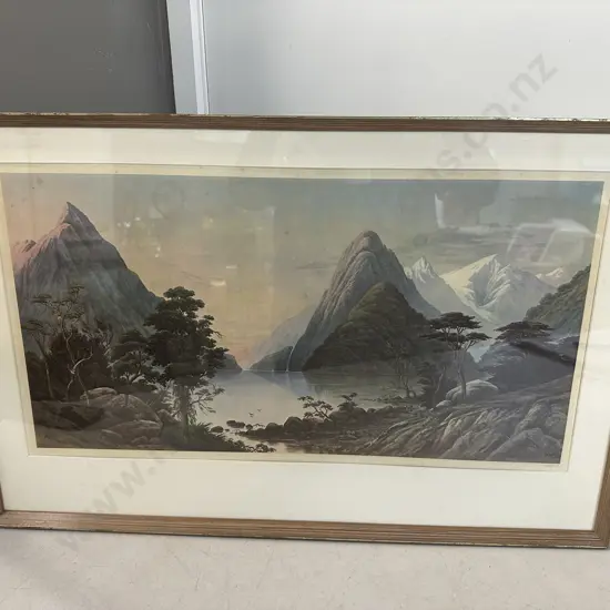 Framed Limited Edition Print #495/750 J.C Hoyte 43x66cm.