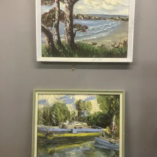 Pair of Framed Original Paintings. 40 x 49cm