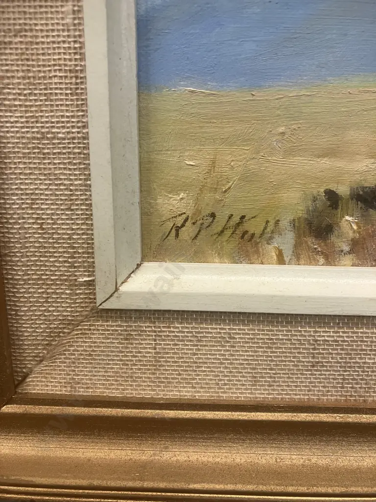 Reginald Phillip Hull '87 (NZ) - "Ureti Landscape" Oil, Signed (Lower Left), 34 x 46cm Image 1++