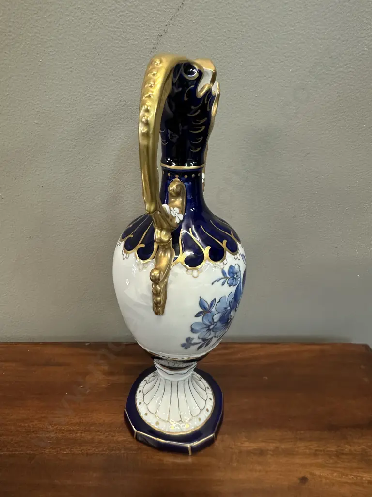 Antique Royal Dux Porcelain Urn Bud Vase H29cm. Image 1++
