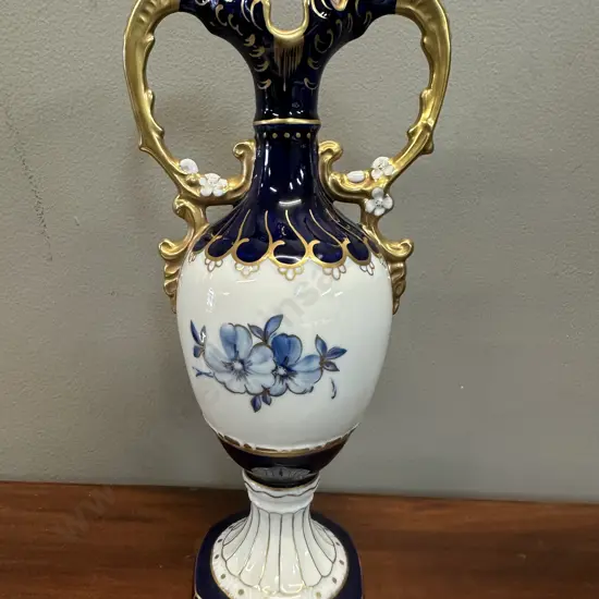 Antique Royal Dux Porcelain Urn Bud Vase H29cm.