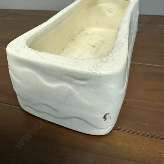 Crown Lynn Trough Vase #508-7