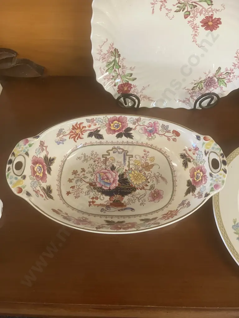China - Copelands Fairy Dell Plate, Masons Brocade Dish Etc Image 1++