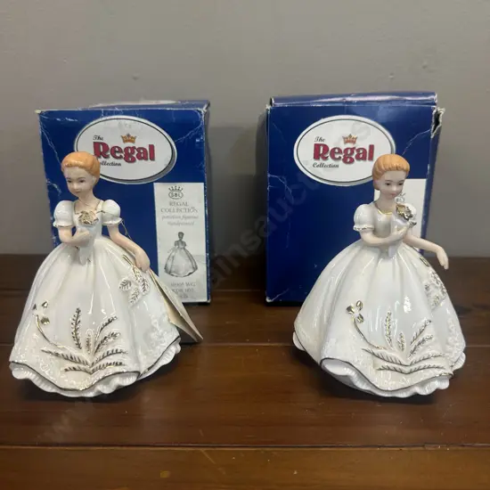 Regal Collection Porcelain Hand Painted Figurines