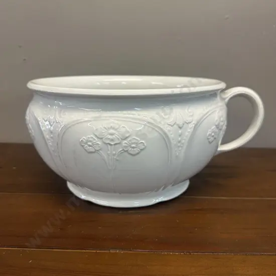 Antique J&G Meakin White Chamber Pot